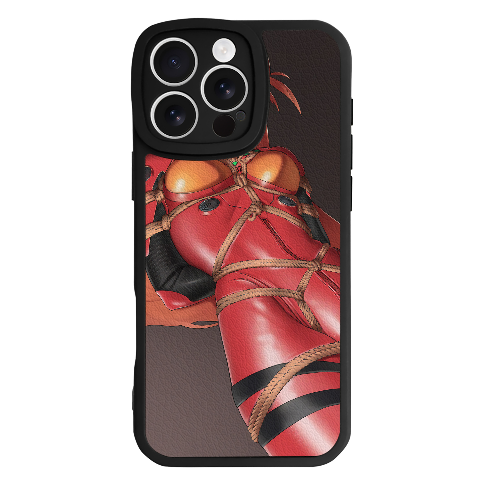 （画像用） EVA 新世紀エヴァンゲリオン 【iPhone 16シリーズ対応】シリコンスマホケース（レザー調） 材質：シリコン